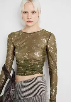 Топ с длинными рукавами ONLERICA ONLY, хаки