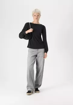 Топ с длинными рукавами ONLFREE LIFE BOATNECK ONLY, черный
