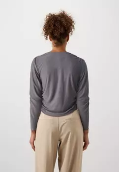 Топ с длинными рукавами ONLFREE STRUCTURE BOATNECK ONLY Tall, темно-серый