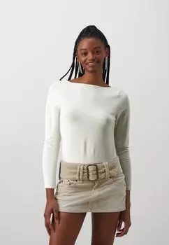 Топ с длинными рукавами ONLLIVE LOVE ONLY, цвет cloud dancer