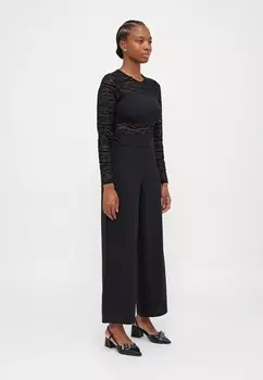 Топ с длинными рукавами ONLNIELLA STRIPE MESH ONLY Petite, черный