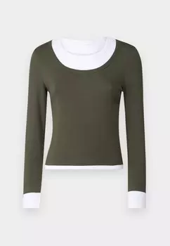 Топ с длинными рукавами ONLRYLEIGHT LIFE ONLY Petite, темно-зеленый