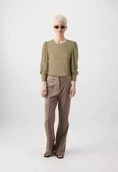 Топ с длинными рукавами ONLSANDRA PUFF ONLY Petite, цвет Weathered Teak