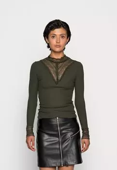 Топ с длинными рукавами ONLTILDE L/S HIGH NECK LACE JRS ONLY, цвет rosin