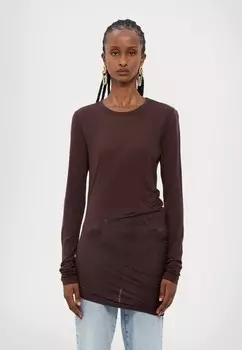 Топ с длинными рукавами ORIONE MAX&Co., коричневый