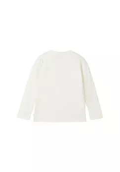 Топ с длинными рукавами OVERSIZED TOM TAILOR, белый