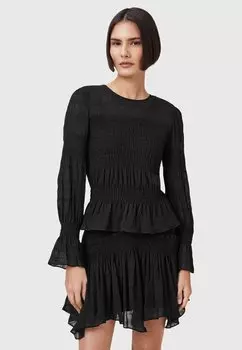 Топ с длинными рукавами PAMELA AllSaints, черный