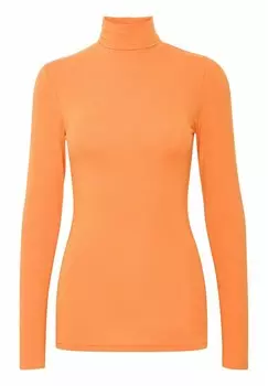 Топ с длинными рукавами PAMILA ROLL NECK b.young, оранжевый