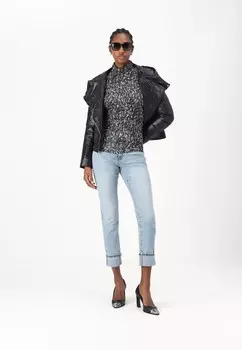 Топ с длинными рукавами Patrizia Pepe, черный