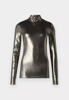 Топ с длинными рукавами Patrizia Pepe, золотого цвета