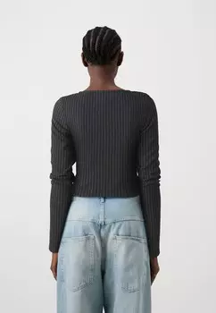 Топ с длинными рукавами PCNIANNAH Pieces, черный