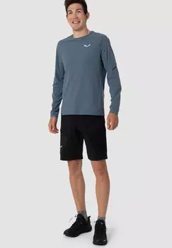 Топ с длинными рукавами PEDROC DRY Salewa, синий