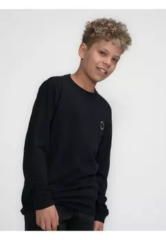 Топ с длинными рукавами Petrol Industries, черный