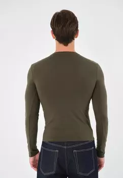 Топ с длинными рукавами Pier One, хаки