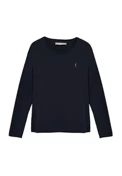 Топ с длинными рукавами Polo Club, темно-синий