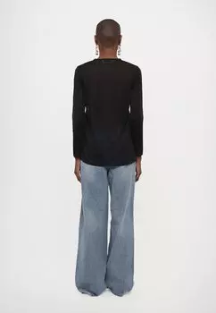 Топ с длинными рукавами PRUGNA Max Mara Leisure, черный