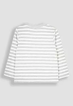 Топ с длинными рукавами PUFFIN APPLIQUE POCKET-REGULAR FIT JoJo Maman Bb, серый