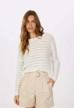 Топ с длинными рукавами PULLOVER Marc Aurel, цвет Off White Varied