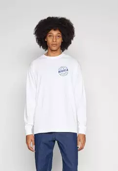Топ с длинными рукавами PYRY LONG SLEEVE UNISEX Makia, белый