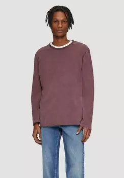 Топ с длинными рукавами QS, фиолетовый