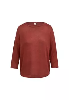 Топ с длинными рукавами QS, красный