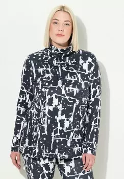 Топ с длинными рукавами QUICK DRYING ABSTRACT TEE Ulla Popken, черный
