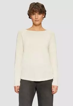 Топ с длинными рукавами RAGLANRMELN UND STRUKTUR s.Oliver, бежевый