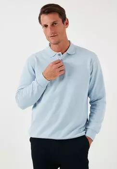 Топ с длинными рукавами REGULAR FIT Buratti, светло-голубой