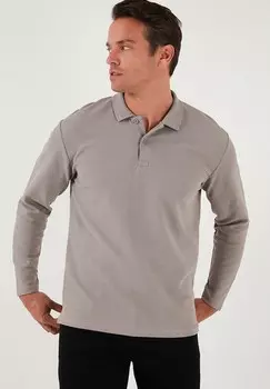 Топ с длинными рукавами REGULAR FIT Buratti, светло-серый