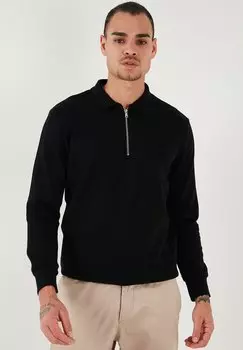 Топ с длинными рукавами REGULAR FIT Buratti, черный