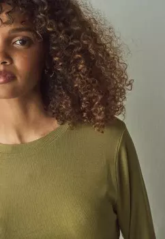 Топ с длинными рукавами REGULAR FIT SOFT TOUCH Next, зеленый