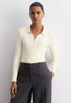 Топ с длинными рукавами REGULAR Marc O'Polo, белый