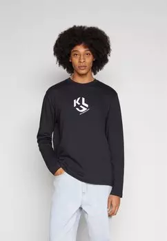 Топ с длинными рукавами REGULAR MONOGRAM TEE Karl Lagerfeld Jeans, цвет black