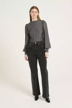 Топ с длинными рукавами RIFA PUFF Gestuz, серый