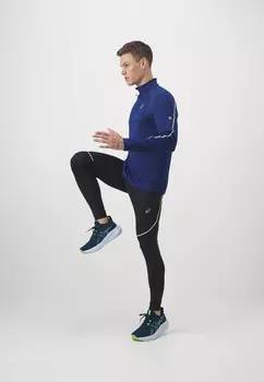 Топ с длинными рукавами ROAD LITE SHOW ZIP ASICS, темно-синий