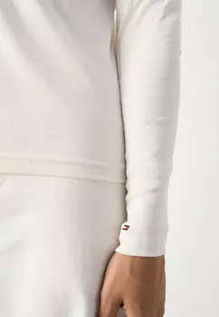 Топ с длинными рукавами ROLL NECK TEE Tommy Hilfiger, кремовый