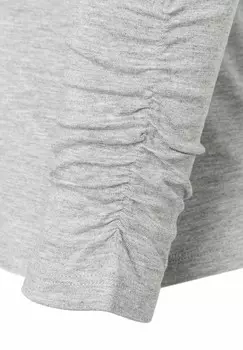 Топ с длинными рукавами ROLLNECK More & More, цвет Mottled Light Grey