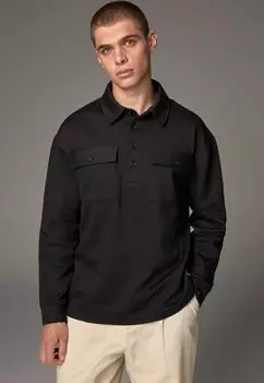 Топ с длинными рукавами RUGBY Next, черный