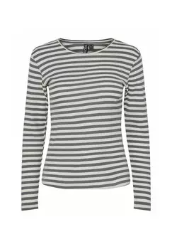 Топ с длинными рукавами RUKA Pieces, цвет Mottled Dark Grey