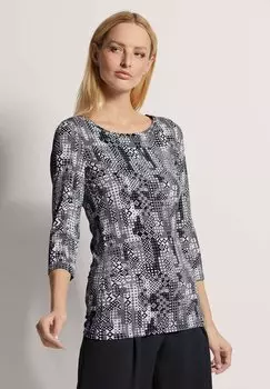 Топ с длинными рукавами RUNDHALSMIT 3/4-RMELN MADELEINE, черный