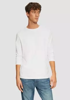 Топ с длинными рукавами s.Oliver, белый