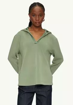 Топ с длинными рукавами s.Oliver BLACK LABEL, зеленый