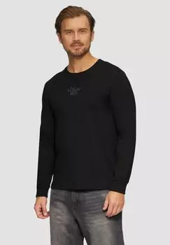 Топ с длинными рукавами s.Oliver, черный