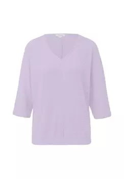 Топ с длинными рукавами s.Oliver, сиреневый