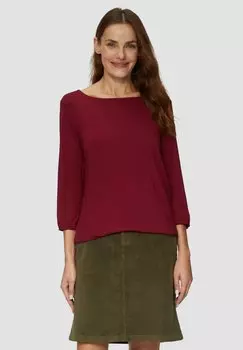 Топ с длинными рукавами s.Oliver, темно-красный