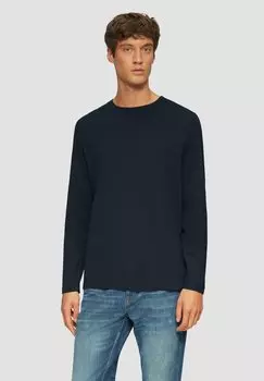 Топ с длинными рукавами s.Oliver, темно-зеленый