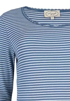 Топ с длинными рукавами SANDRA Sorgenfri Sylt, темно-синий