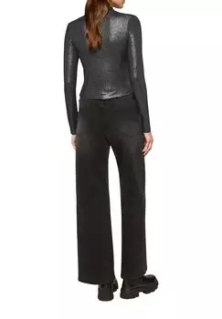 Топ с длинными рукавами SCHMAL GESCHNITTENES s.Oliver, черный