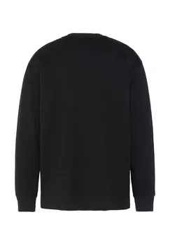 Топ с длинными рукавами Schott, черный