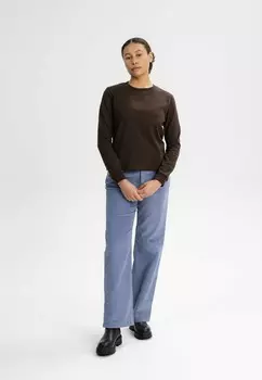 Топ с длинными рукавами SCHWER AASTHA MELA, темно-коричневый